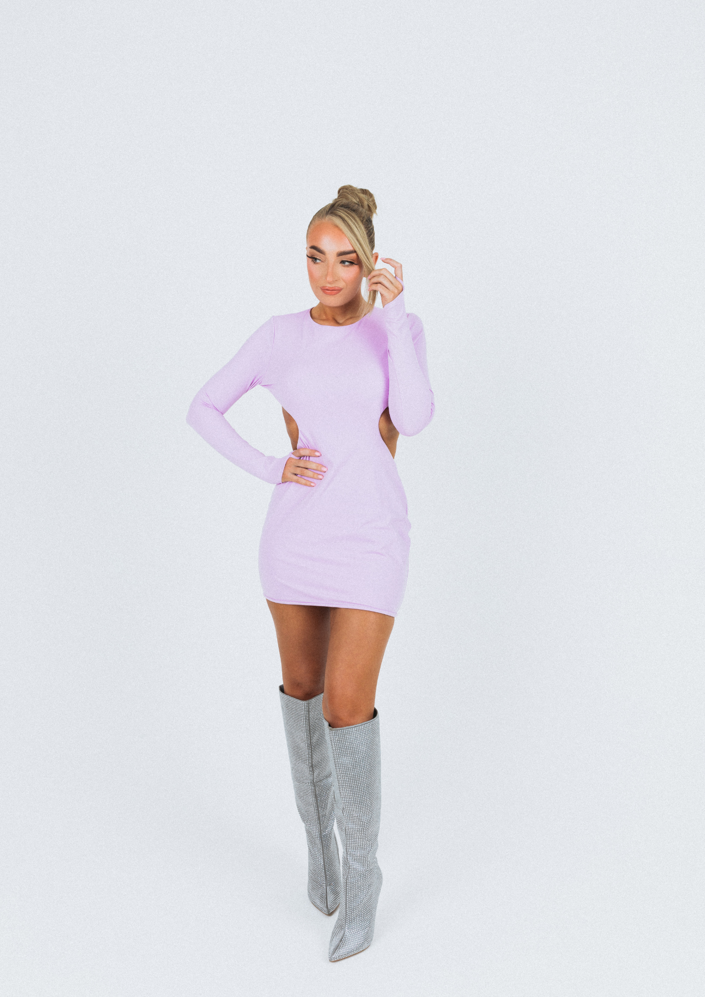 The "Low Key" Mini Dress | Lilac