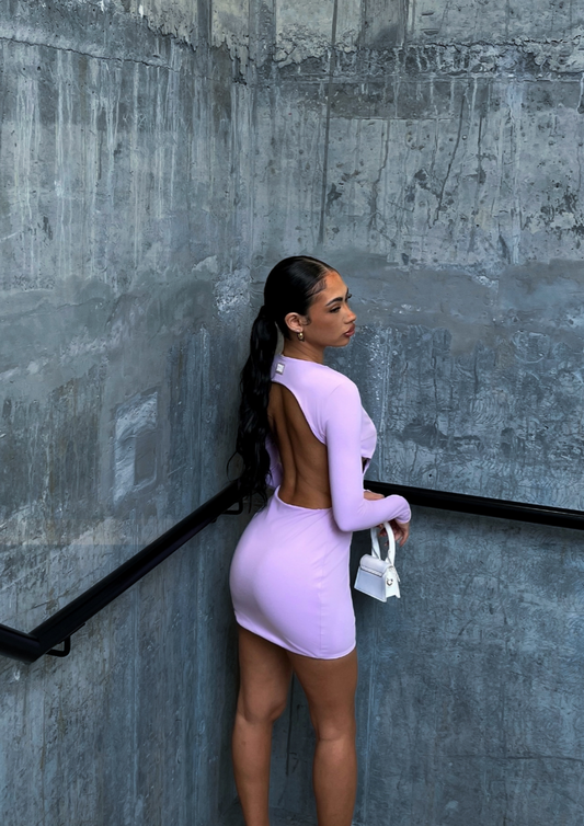 The "Low Key" Mini Dress | Lilac
