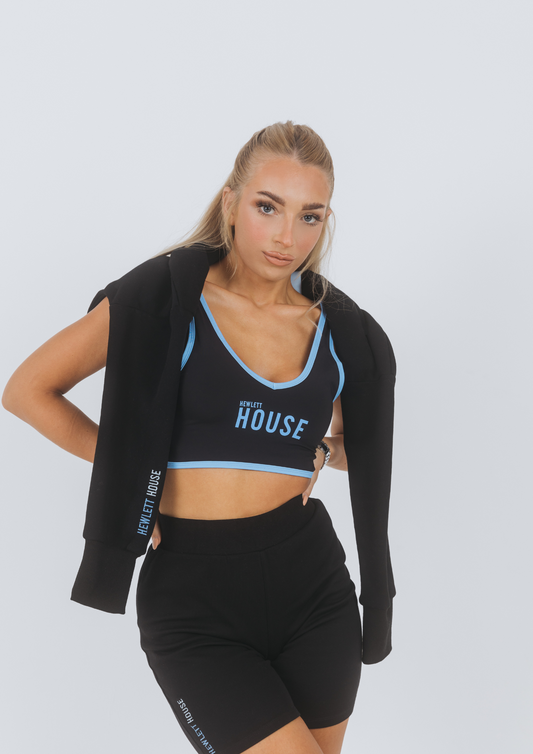 The "Cup It Together" Bralette | Black/Blue