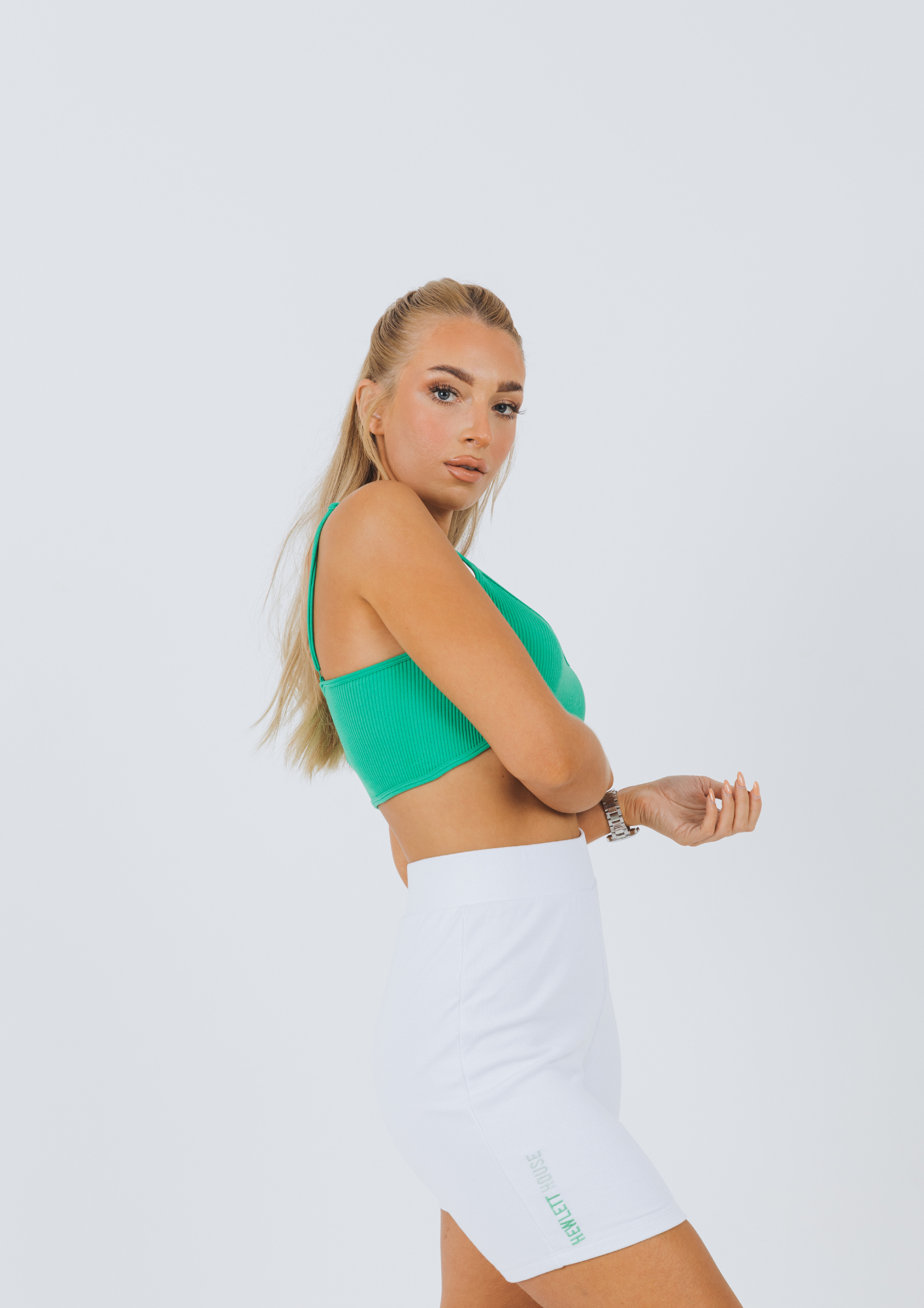 The "Break The Cycle" Cycling Shorts | White